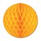 Beistle Club Pack of 24 Golden Yellow Honeycomb Hanging Tissue Ball Decorations 12"